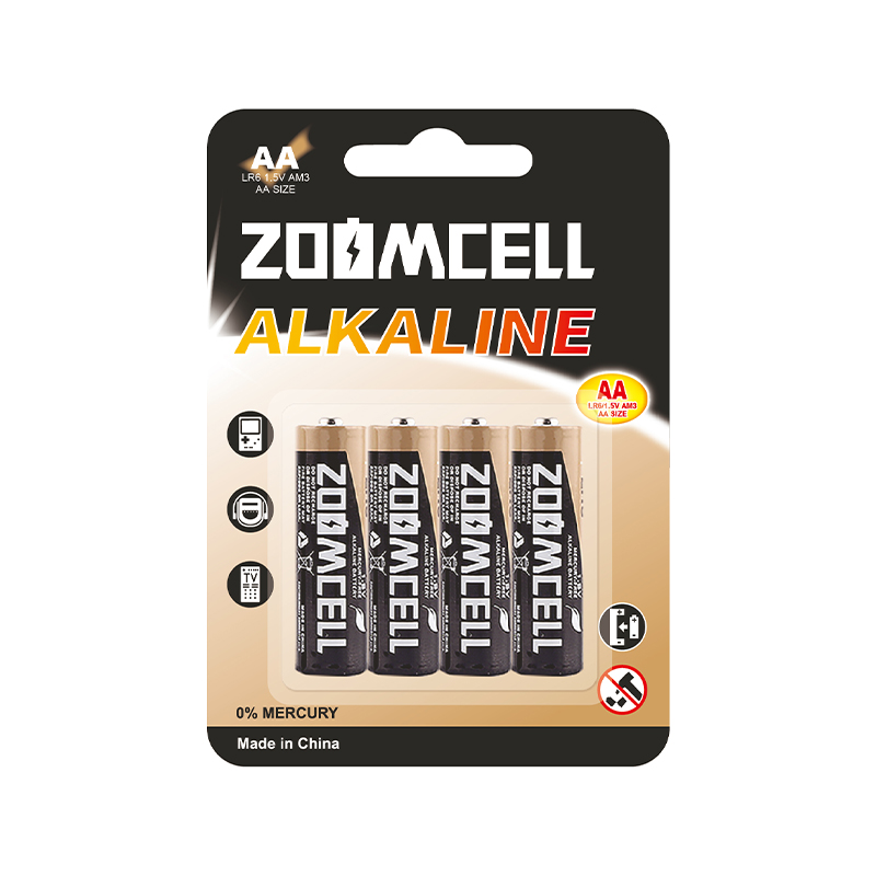 LR6 AM3 AA 1.5V Eco-Friendly  Alkaline Batteries Mercury-Free